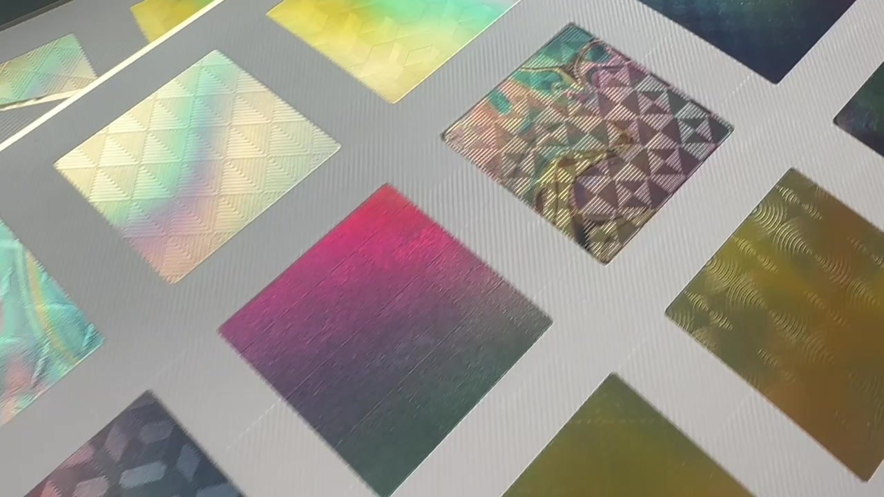 Holografinio paviršiaus detalė